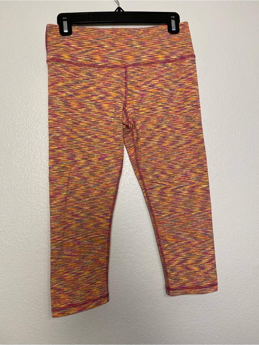 EUC Scorpio Sol Space Dye Cropped Leggings Multicolor Sz S